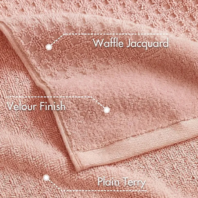 Madison Park Spa Waffle 6-pc. Quick Dry Bath Towel Set