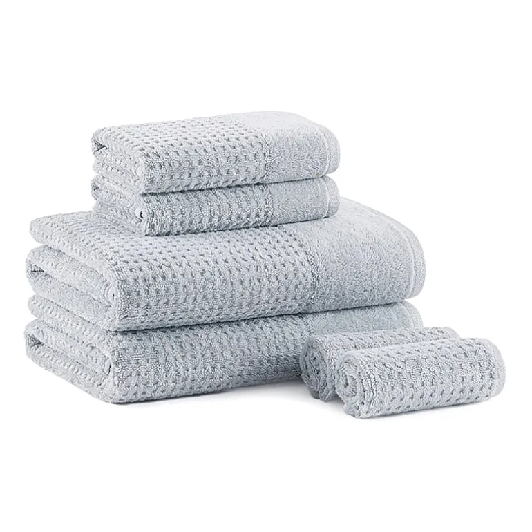 Madison Park Spa Waffle 6-pc. Quick Dry Bath Towel Set