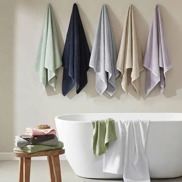 Madison Park Spa Waffle 6-pc. Quick Dry Bath Towel Set