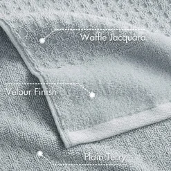 Madison Park Spa Waffle 6-pc. Quick Dry Bath Towel Set