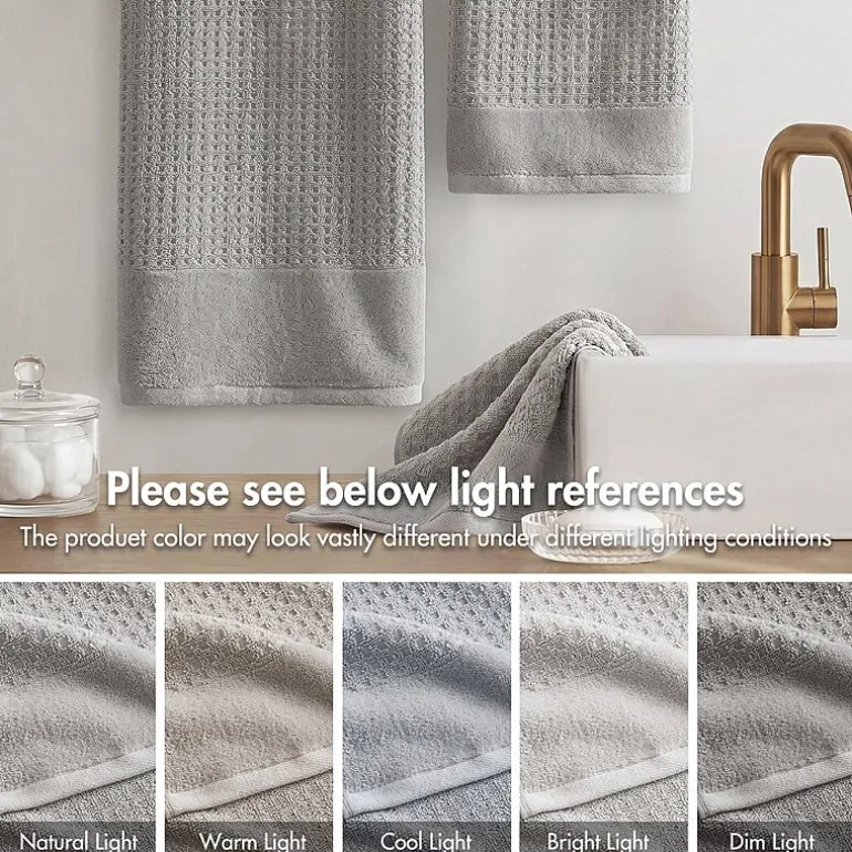 Madison Park Spa Waffle 6-pc. Quick Dry Bath Towel Set