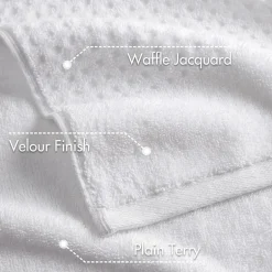 Madison Park Spa Waffle 6-pc. Quick Dry Bath Towel Set