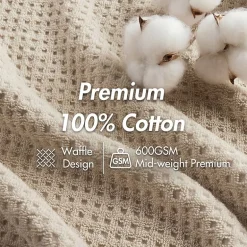 Madison Park Spa Waffle 6-pc. Quick Dry Bath Towel Set