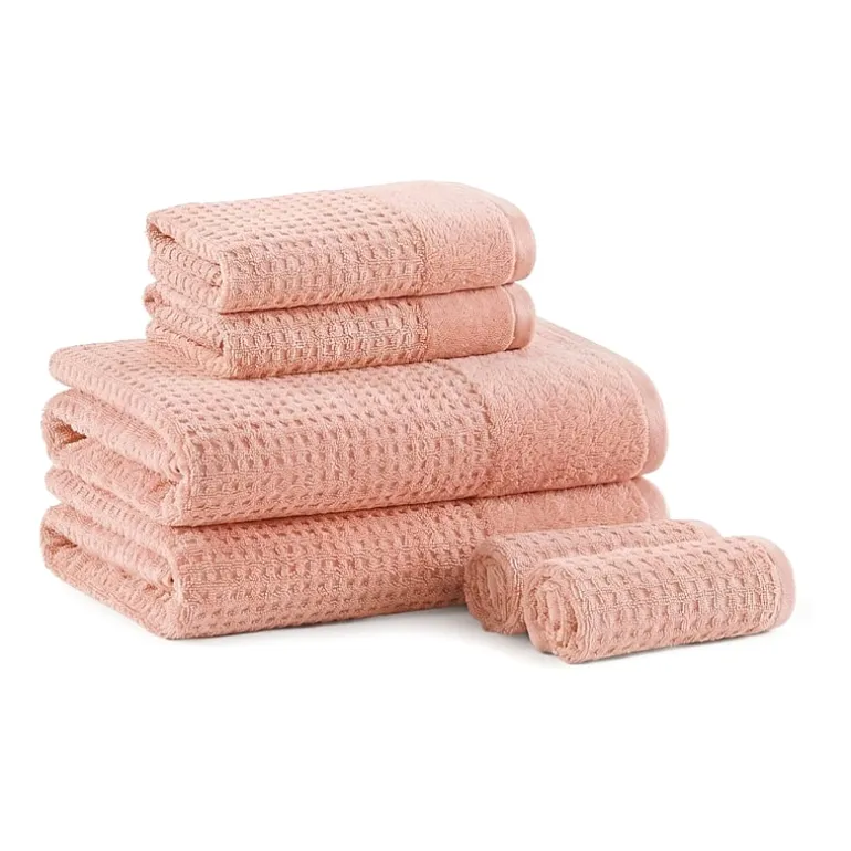 Madison Park Spa Waffle 6-pc. Quick Dry Bath Towel Set