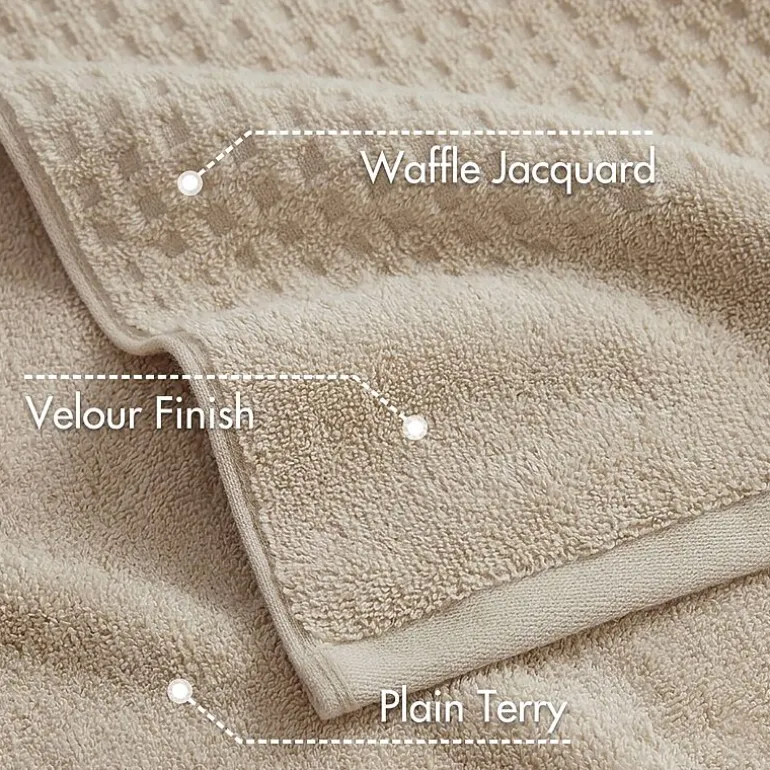 Madison Park Spa Waffle 6-pc. Quick Dry Bath Towel Set