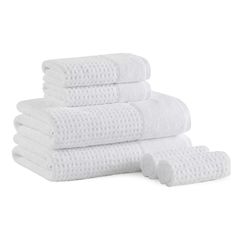 Madison Park Spa Waffle 6-pc. Quick Dry Bath Towel Set