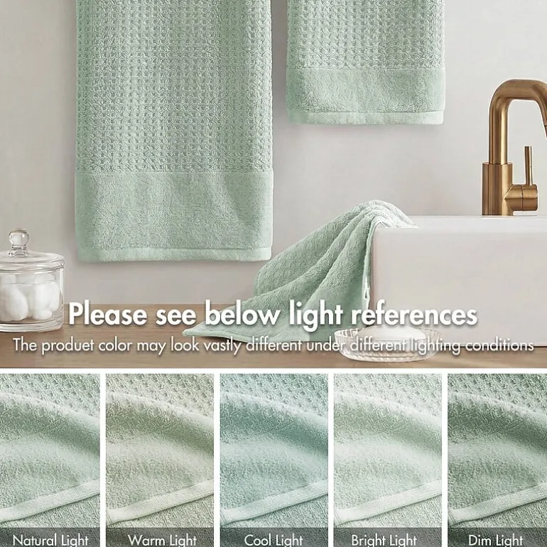 Madison Park Spa Waffle 6-pc. Quick Dry Bath Towel Set