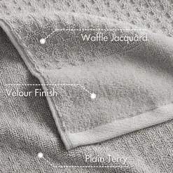 Madison Park Spa Waffle 6-pc. Quick Dry Bath Towel Set