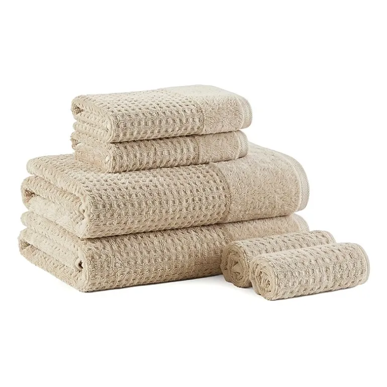 Madison Park Spa Waffle 6-pc. Quick Dry Bath Towel Set