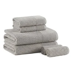 Madison Park Spa Waffle 6-pc. Quick Dry Bath Towel Set
