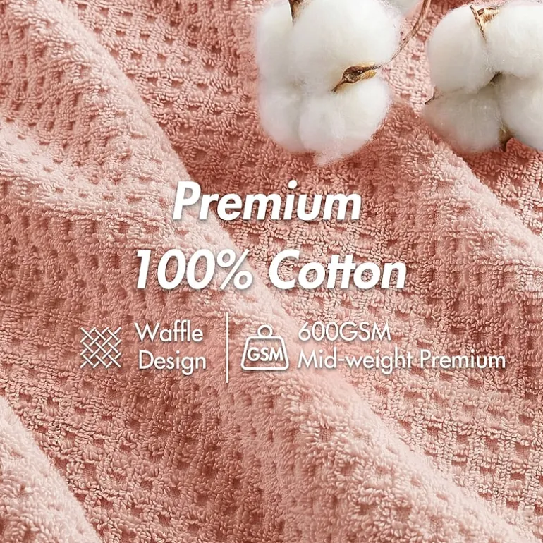 Madison Park Spa Waffle 6-pc. Quick Dry Bath Towel Set