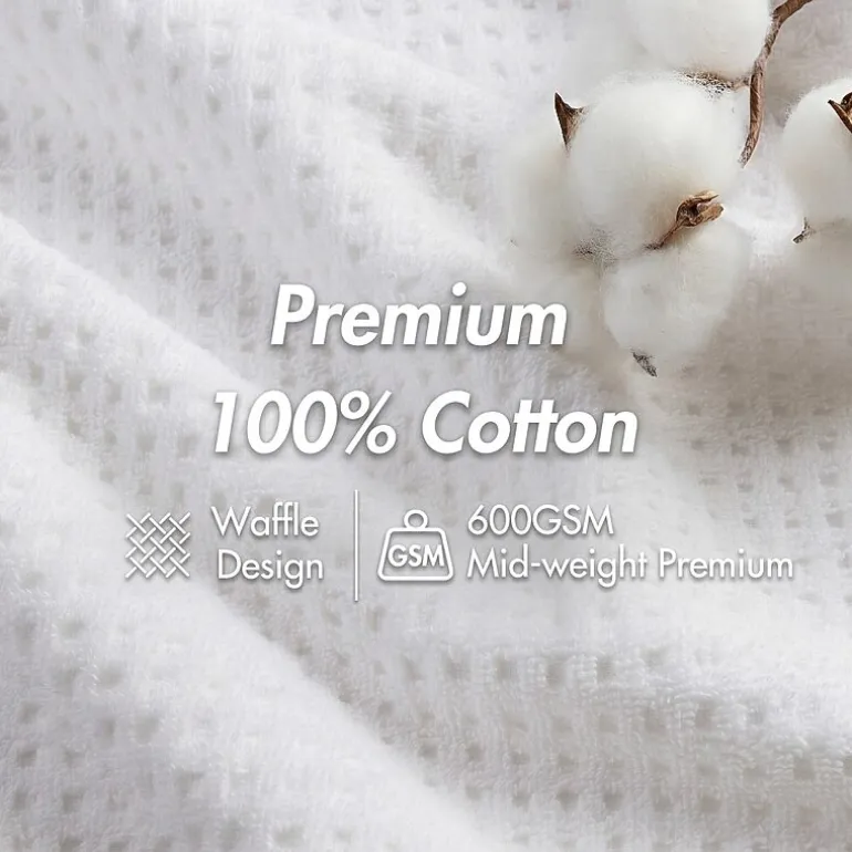 Madison Park Spa Waffle 6-pc. Quick Dry Bath Towel Set
