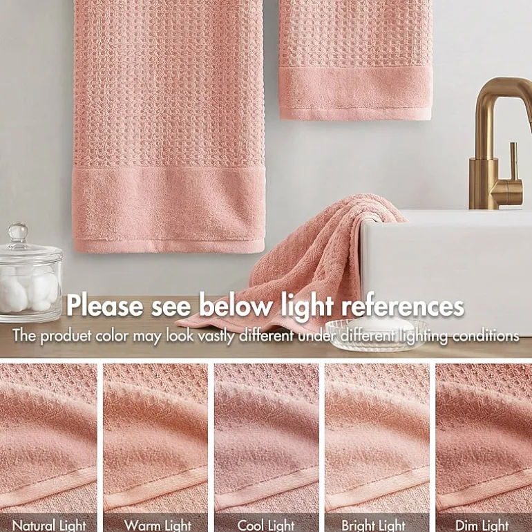 Madison Park Spa Waffle 6-pc. Quick Dry Bath Towel Set
