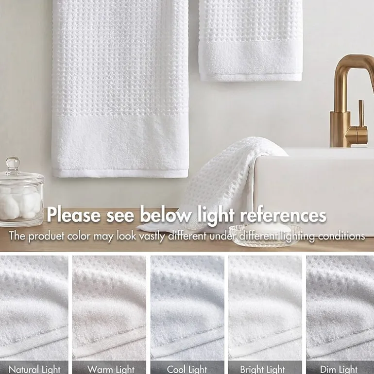 Madison Park Spa Waffle 6-pc. Quick Dry Bath Towel Set