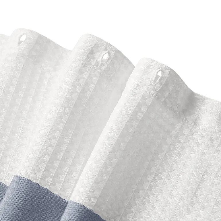 Madison Park Spa Waffle With 3m Treatment Shower Curtain