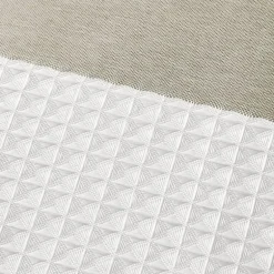 Madison Park Spa Waffle With 3m Treatment Shower Curtain