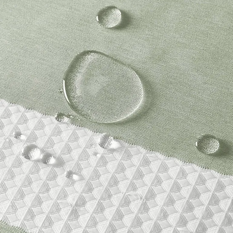 Madison Park Spa Waffle With 3m Treatment Shower Curtain