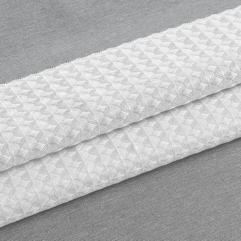 Madison Park Spa Waffle With 3m Treatment Shower Curtain