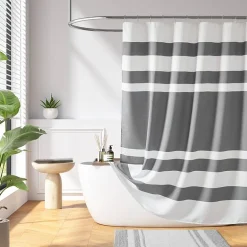Madison Park Spa Waffle With 3m Treatment Shower Curtain