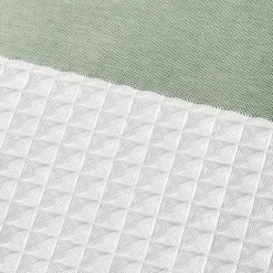 Madison Park Spa Waffle With 3m Treatment Shower Curtain