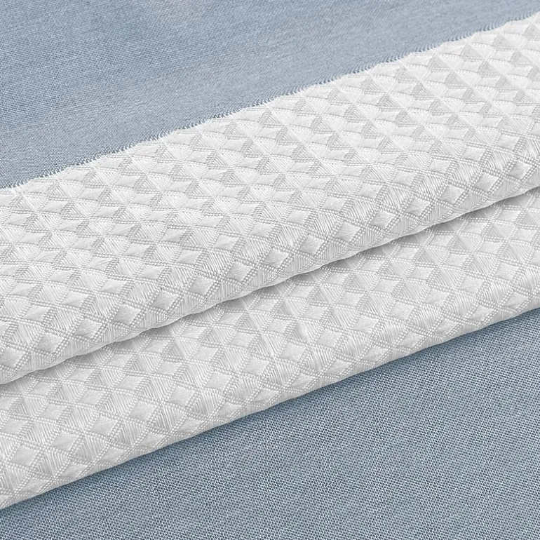 Madison Park Spa Waffle With 3m Treatment Shower Curtain