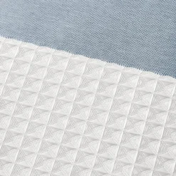 Madison Park Spa Waffle With 3m Treatment Shower Curtain