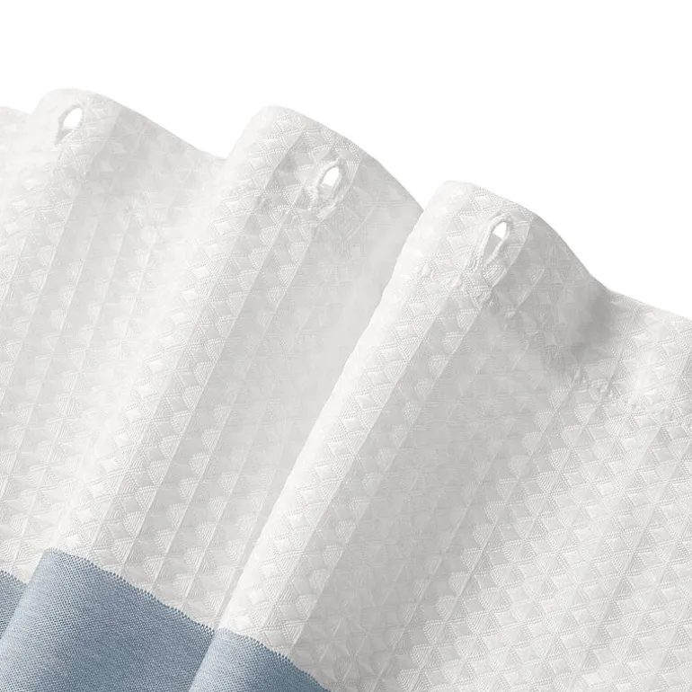 Madison Park Spa Waffle With 3m Treatment Shower Curtain