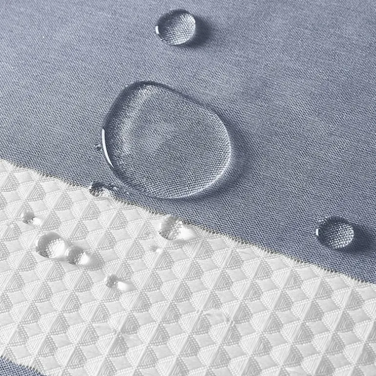 Madison Park Spa Waffle With 3m Treatment Shower Curtain
