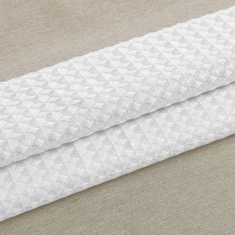 Madison Park Spa Waffle With 3m Treatment Shower Curtain