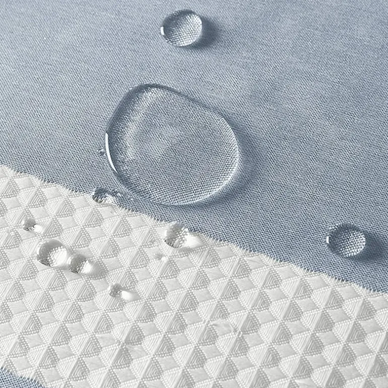 Madison Park Spa Waffle With 3m Treatment Shower Curtain