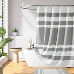 Madison Park Spa Waffle With 3m Treatment Shower Curtain