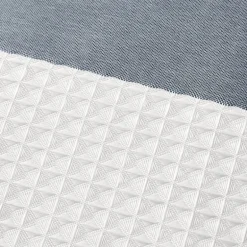 Madison Park Spa Waffle With 3m Treatment Shower Curtain
