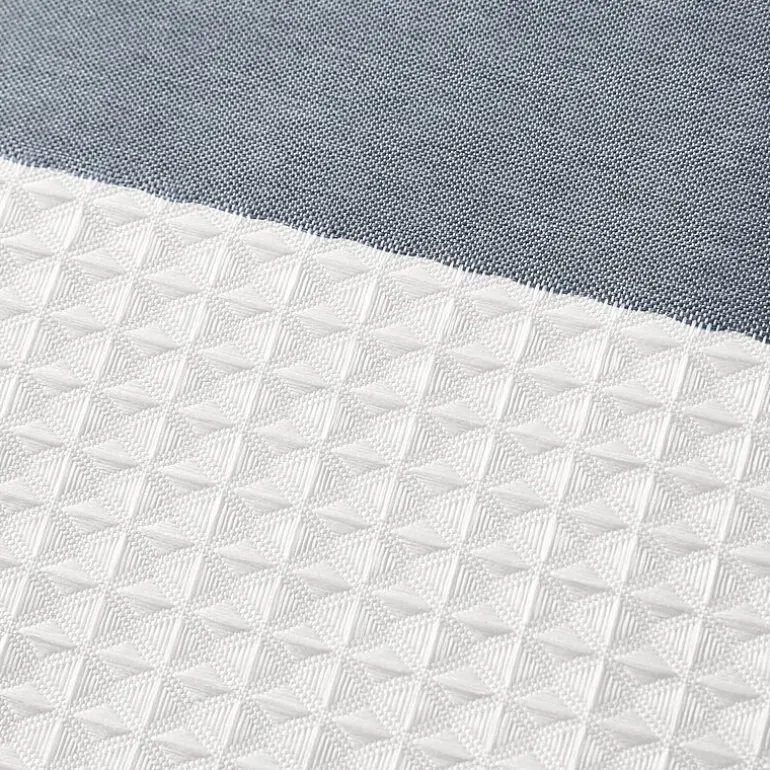 Madison Park Spa Waffle With 3m Treatment Shower Curtain