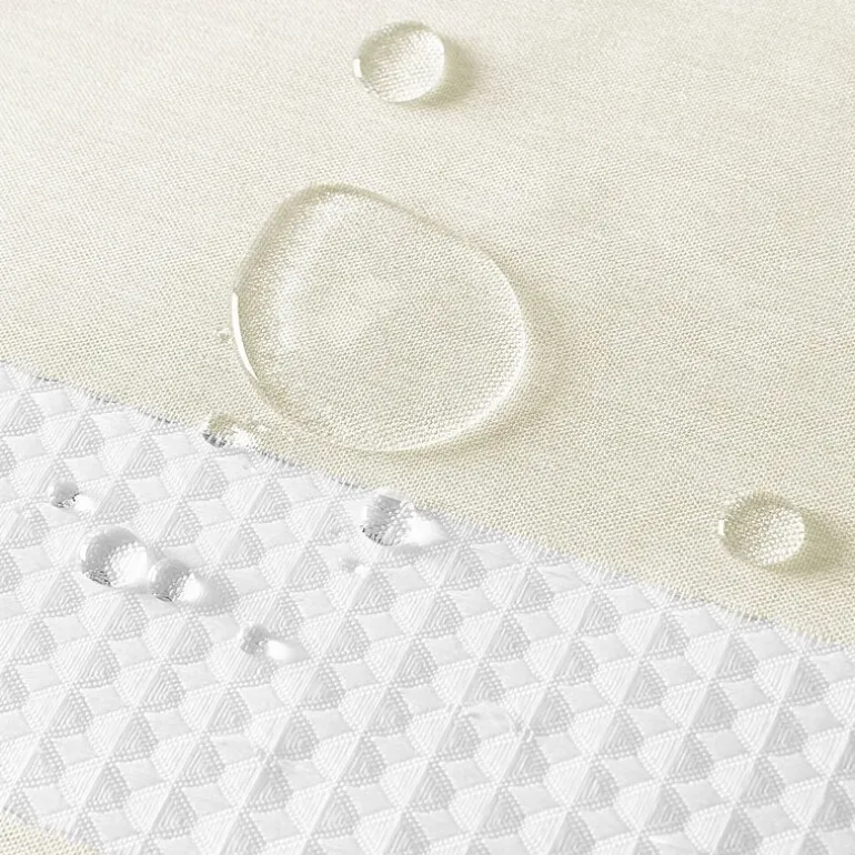 Madison Park Spa Waffle With 3m Treatment Shower Curtain