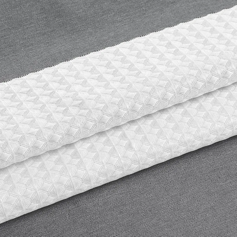 Madison Park Spa Waffle With 3m Treatment Shower Curtain