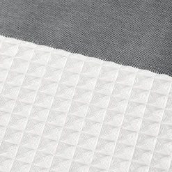 Madison Park Spa Waffle With 3m Treatment Shower Curtain