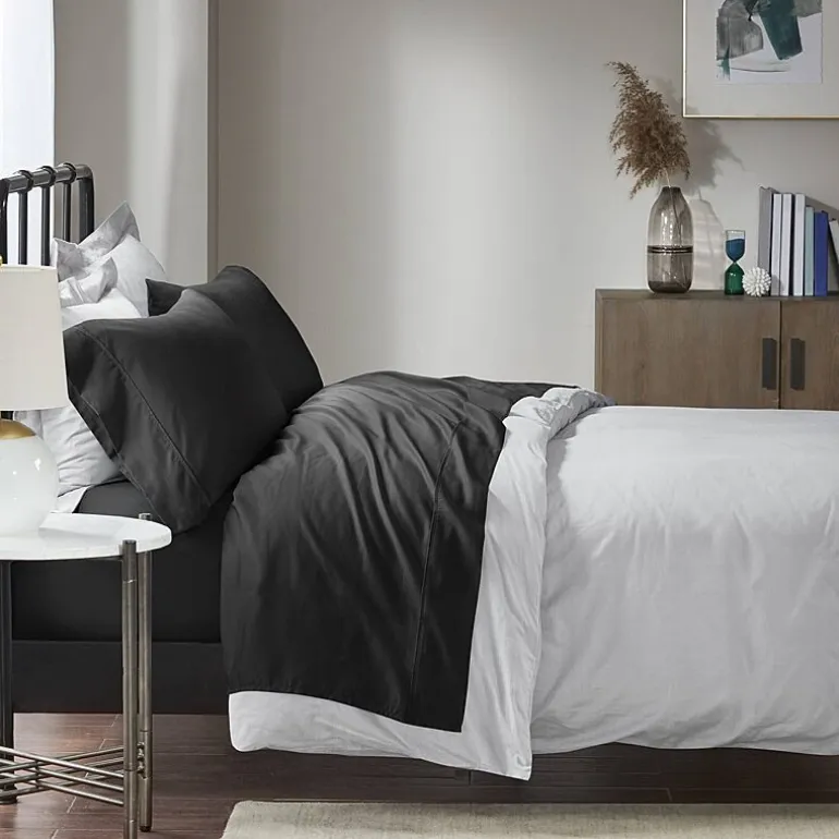 Madison Park 1500 Thread Count Luxury Soft Cotton Easy Care Sheet Set