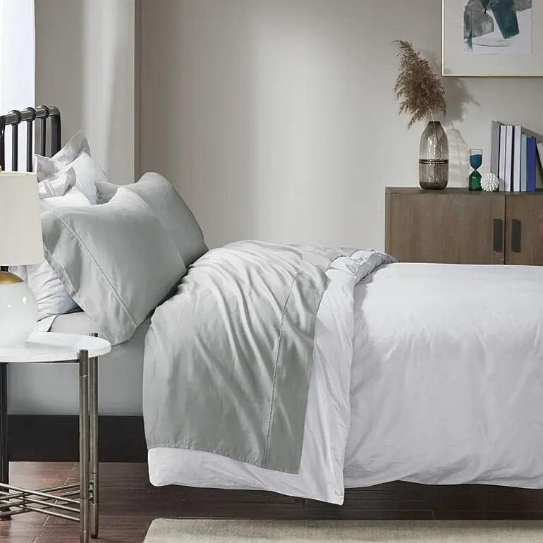 Madison Park 1500 Thread Count Luxury Soft Cotton Easy Care Sheet Set