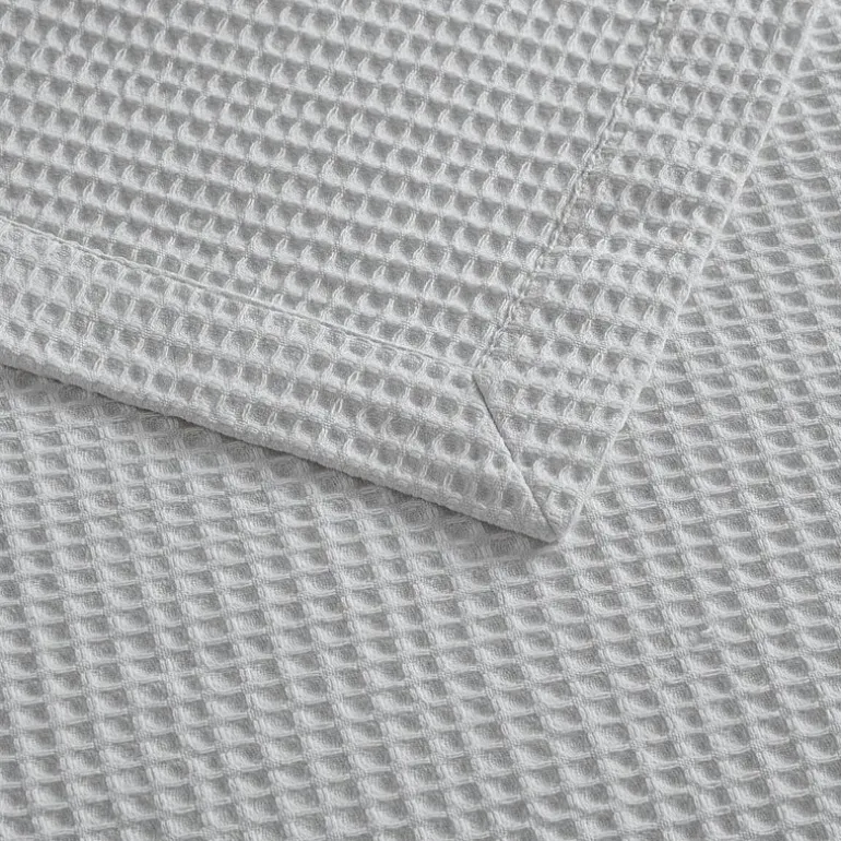 Madison Park Waffle Weave Cotton Lightweight Blanket