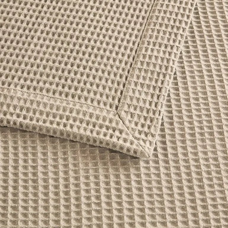 Madison Park Waffle Weave Cotton Lightweight Blanket