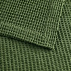 Madison Park Waffle Weave Cotton Lightweight Blanket