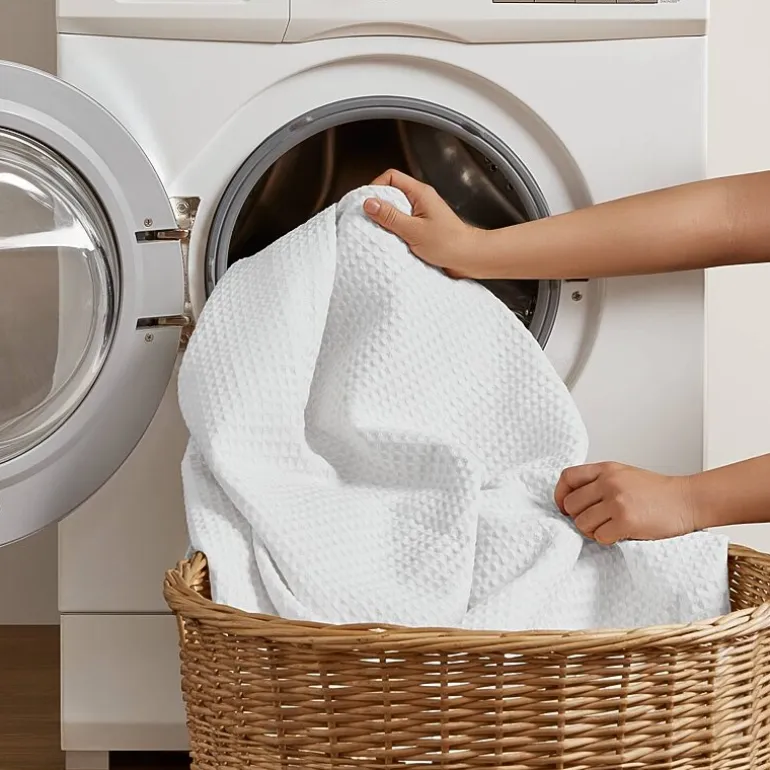 Madison Park Waffle Weave Cotton Lightweight Blanket
