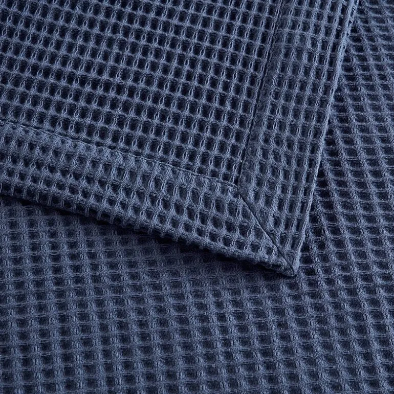 Madison Park Waffle Weave Cotton Lightweight Blanket