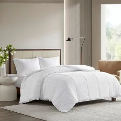 Madison Park Wingate 300 Thread Count Cotton Percale Luxury Down Alternative Comforter
