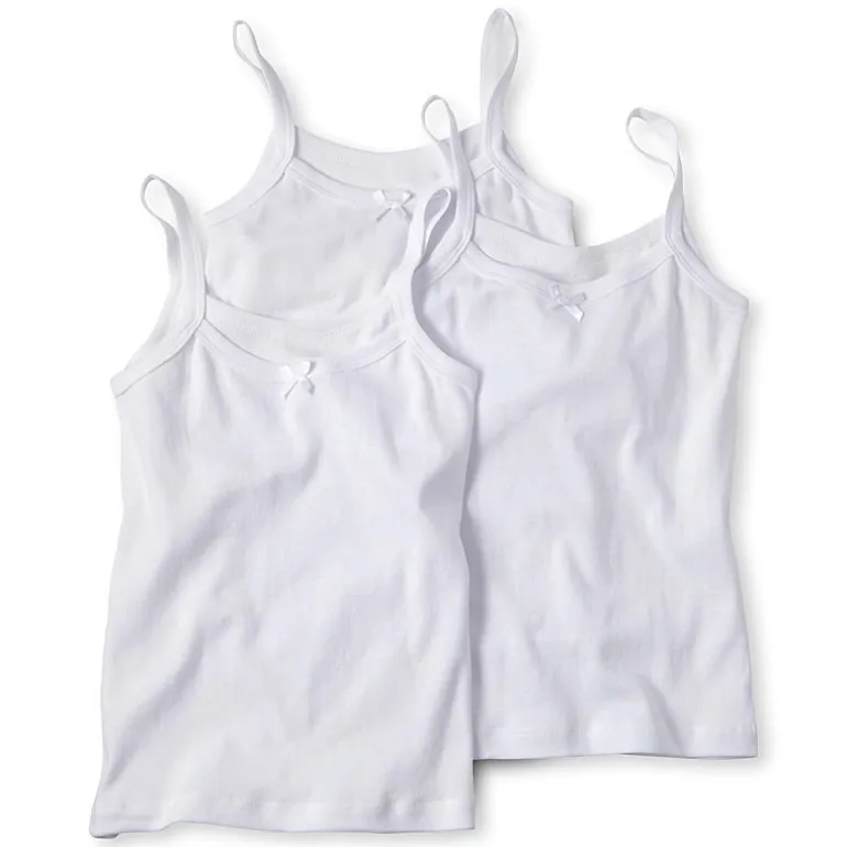 Maidenform Girls Round Neck Sleeveless 3 Pack Camisole