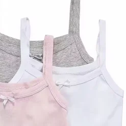 Maidenform Girls Round Neck Sleeveless 3 Pack Camisole