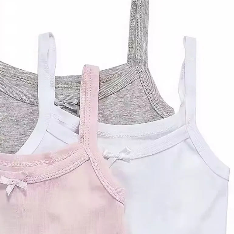 Maidenform Girls Round Neck Sleeveless 3 Pack Camisole