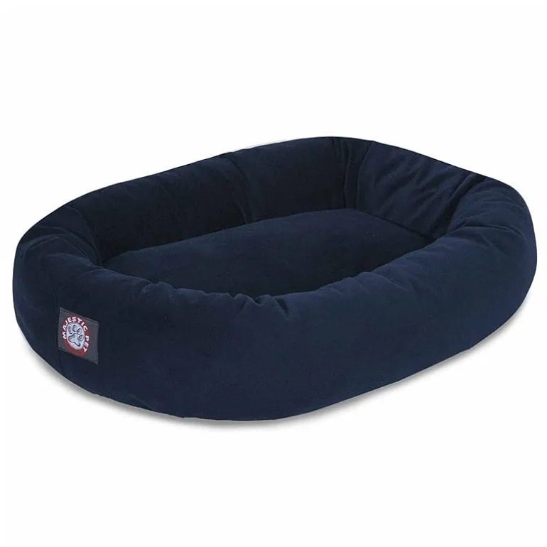 Majestic Pet Suede Bagel Pet Bed