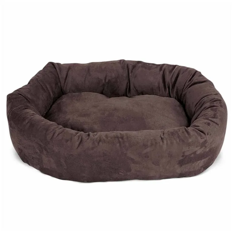 Majestic Pet Suede Bagel Pet Bed