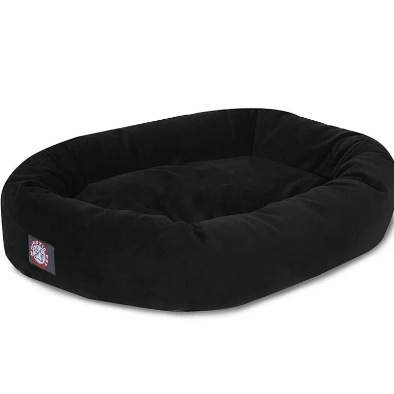 Majestic Pet Suede Bagel Pet Bed